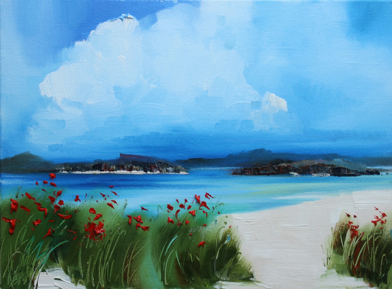 'On a bright summer day' by artist Rosanne Barr
